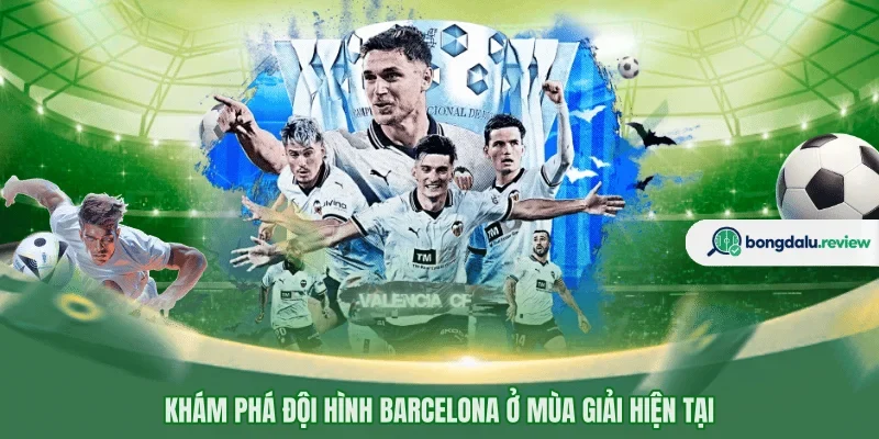 Khám phá đội hình Barcelona ở mùa giải hiện tại