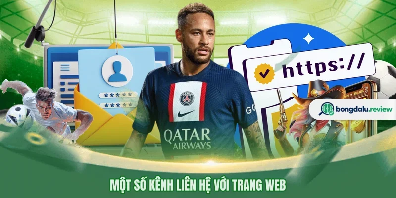 Một số kênh liên hệ với trang web